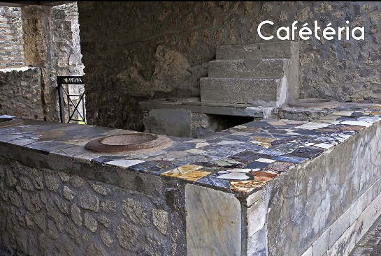 Cuisine de Pompeï. Cafétéria